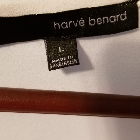 Harve Benard Ivory/Black Blouse - Picture 5 of 6